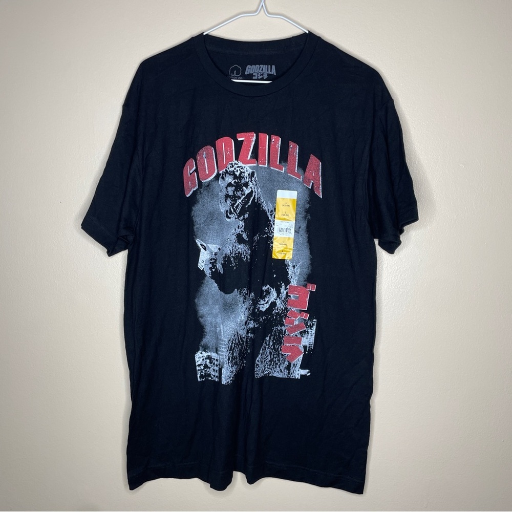 Godzilla classic 1954 Japanese Kaiju Monster movie graphic t-shirt - size Large